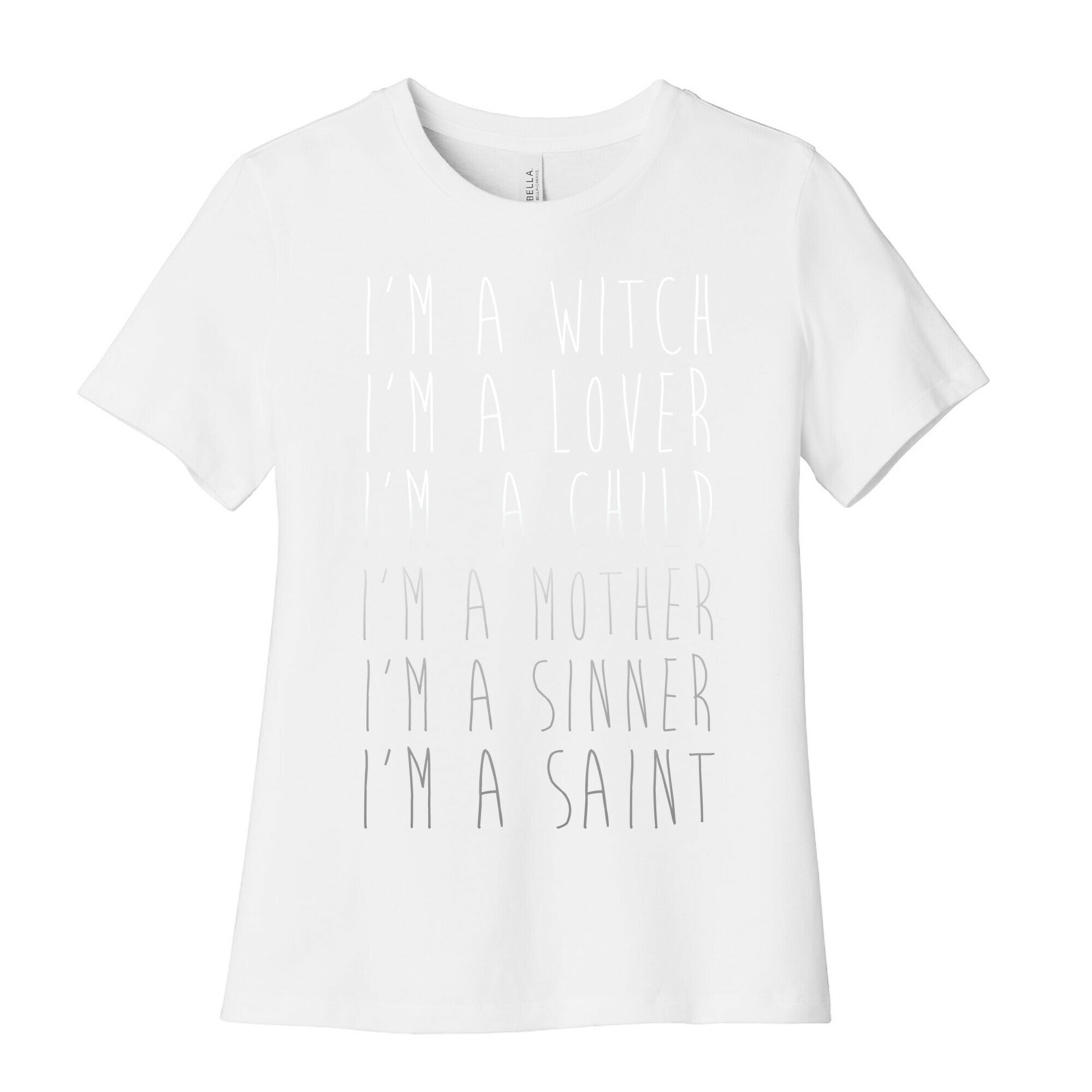 I'm a Witch, I'm a Lover Women's Cotton Tee